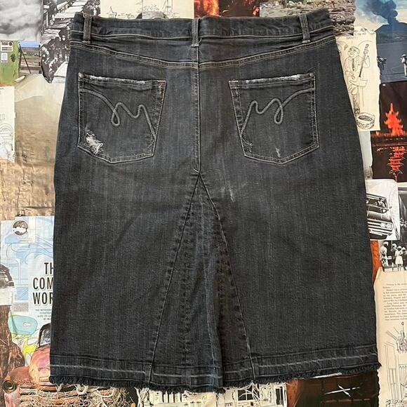 Y2k mossimo midi denim skirt - Picture 5 of 7